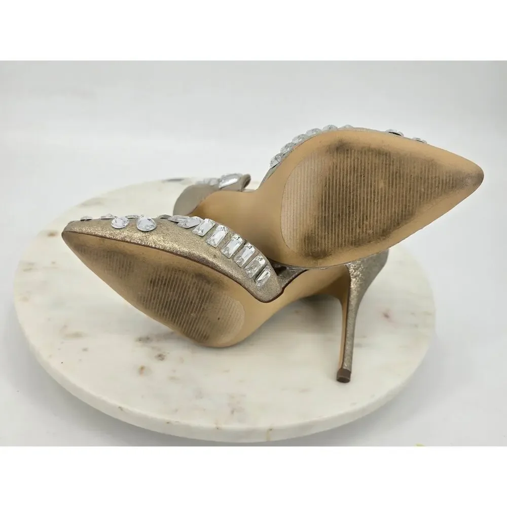 Steve Madden Glam Romantic Galactic Jeweled‎ Rhinestone Stilettos